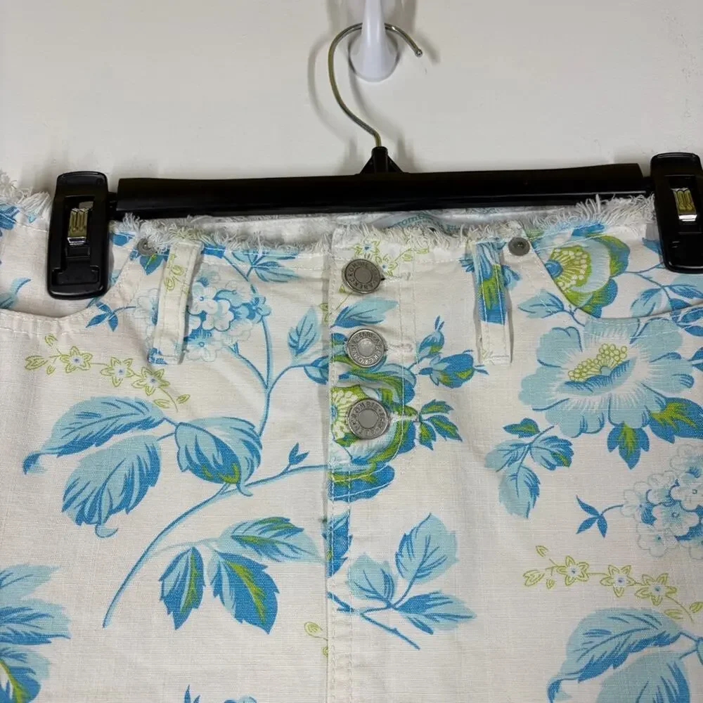 Vintage Abercrombie Y2K Mini Micro Jean Skirt Size 0